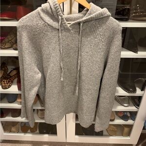 Abercrombie & Fitch Gray Hooded Women's Sweater